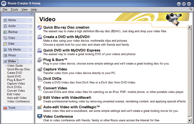 Roxio Easy Media Creator 9 Suite Download